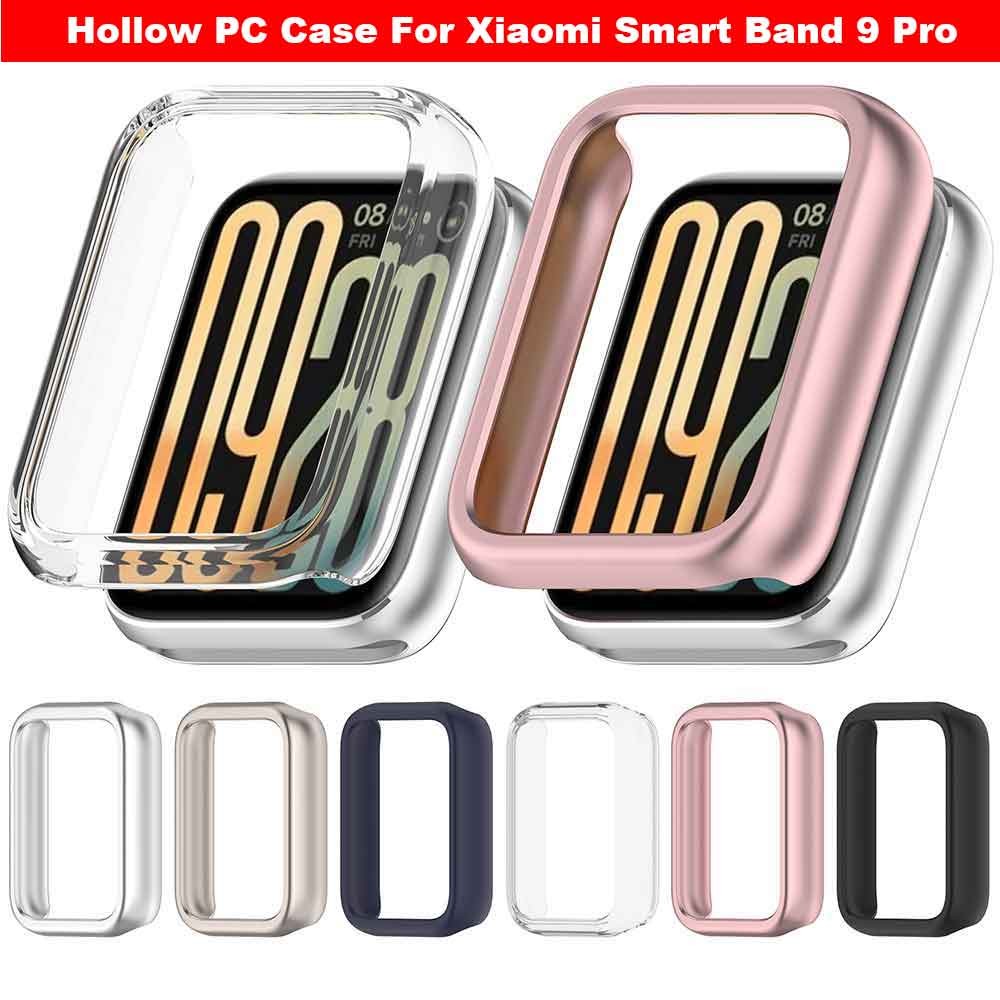 เคสป้องกันสําหรับ Xiaomi Smart Band 9 Pro Hard PC กันชนคลุมทั้งหมดปลอกป้องกันหน้าจอสําหรับ Xiaomi Mi Band 9Pro 9 Pro