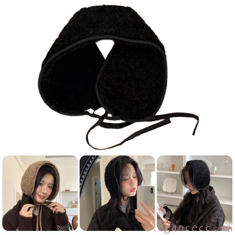Elegan แฟชั่นฝาครอบหู Tie Ear Muffs สําหรับปาร์ตี้ฮาโลวีนอุ่นกลางแจ้ง