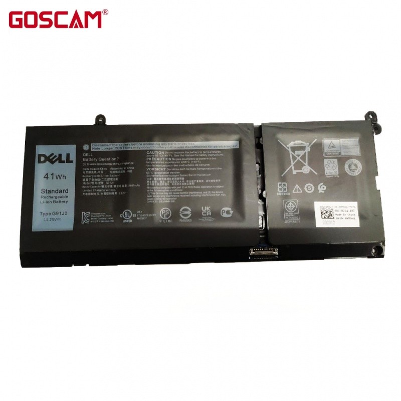 ✿แบตเตอรี่แล็ปท็อป G91J0สำหรับ Dell Latitude 3320 3420 3520 Vostro 3510 3511 Inspiron 5418 7415 2-In