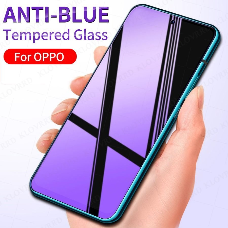 กระจกนิรภัยกันรอยหน้าจอ ป้องกันแสงสีฟ้า สําหรับ Oppo A3X A3 A18 A38 A58 A60 A98 A79 F11 A5 A3S AX5 A7 A12 A5S A9 A12E A15 A15S A16 A17 A17K A16E A16K A31 A32 A33 A53 A53S A52 A72 A92 A54 A74 A55 A57 A77S A78 A73 A76 A77 A83 A93 Reno 5 6 7 8 8T 11F 12F