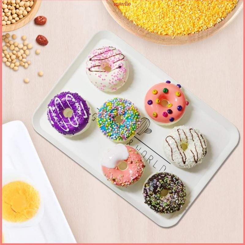 Mavlo Donut ความเครียดบรรเทาของเล่นขนมหวานที่สมจริงประดิษฐ์ Doughnuts สําหรับเด็กผู้ใหญ่