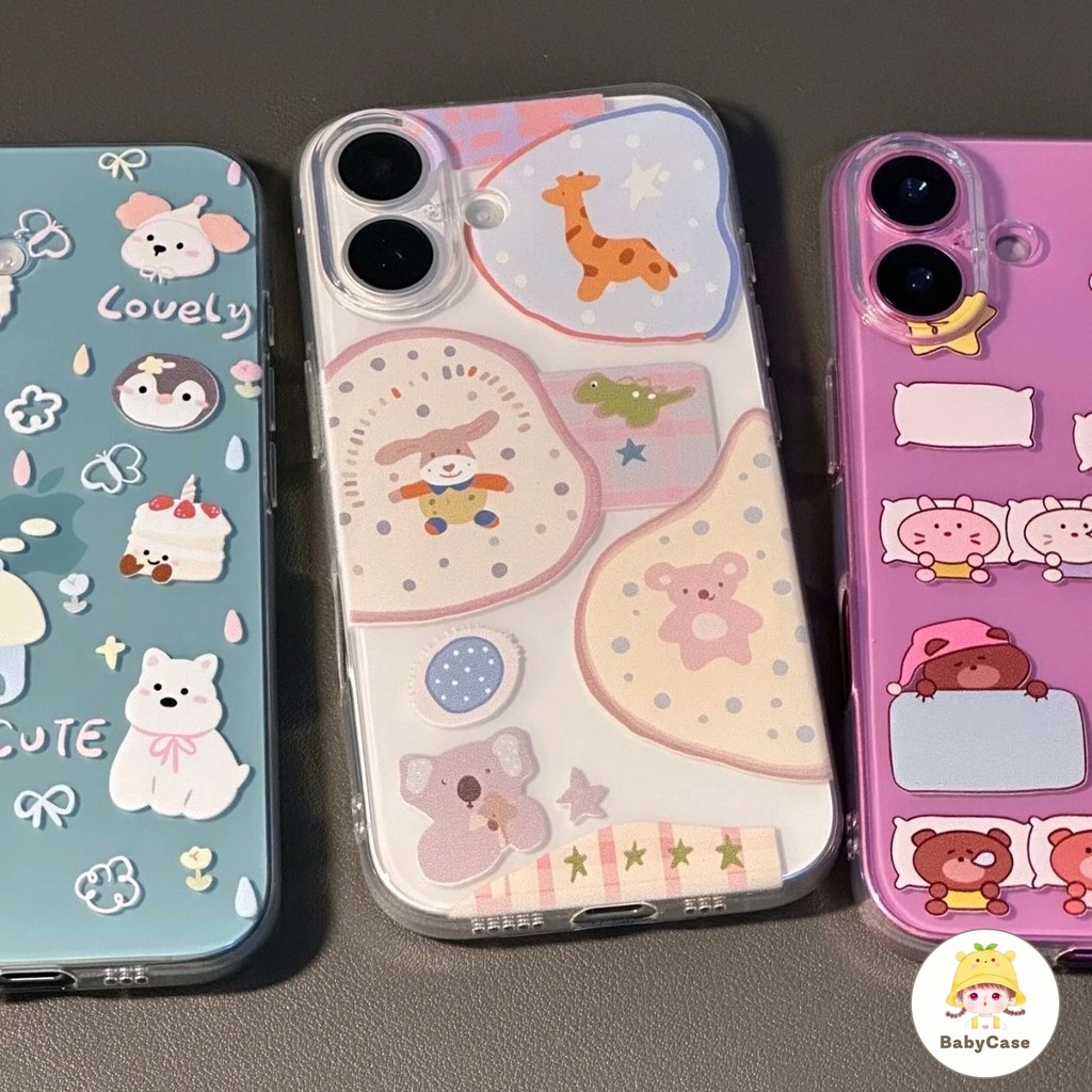 เคส Realme C67 C35 C55 C53 C35 C25 C51 5 5i C30 C31 C21 C11 8i 11 C3 C15 C21Y C25Y C25S C20A สัตว์ตลกน่ารักปกคลุม - รูปที่ 7