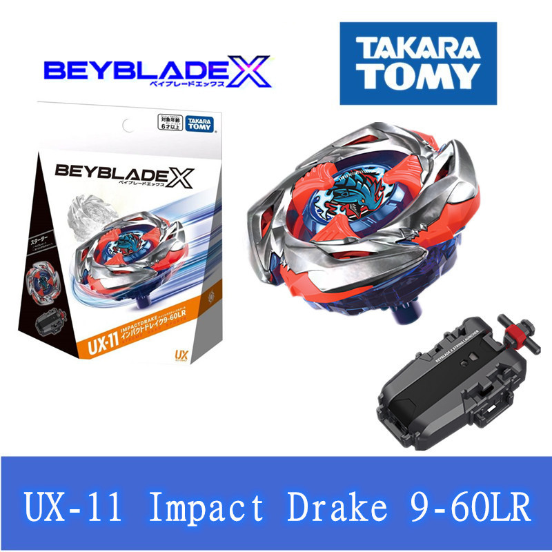 Original Takara Tomy Beyblade-X Starter UX-11 Impact Drake 9-60LR