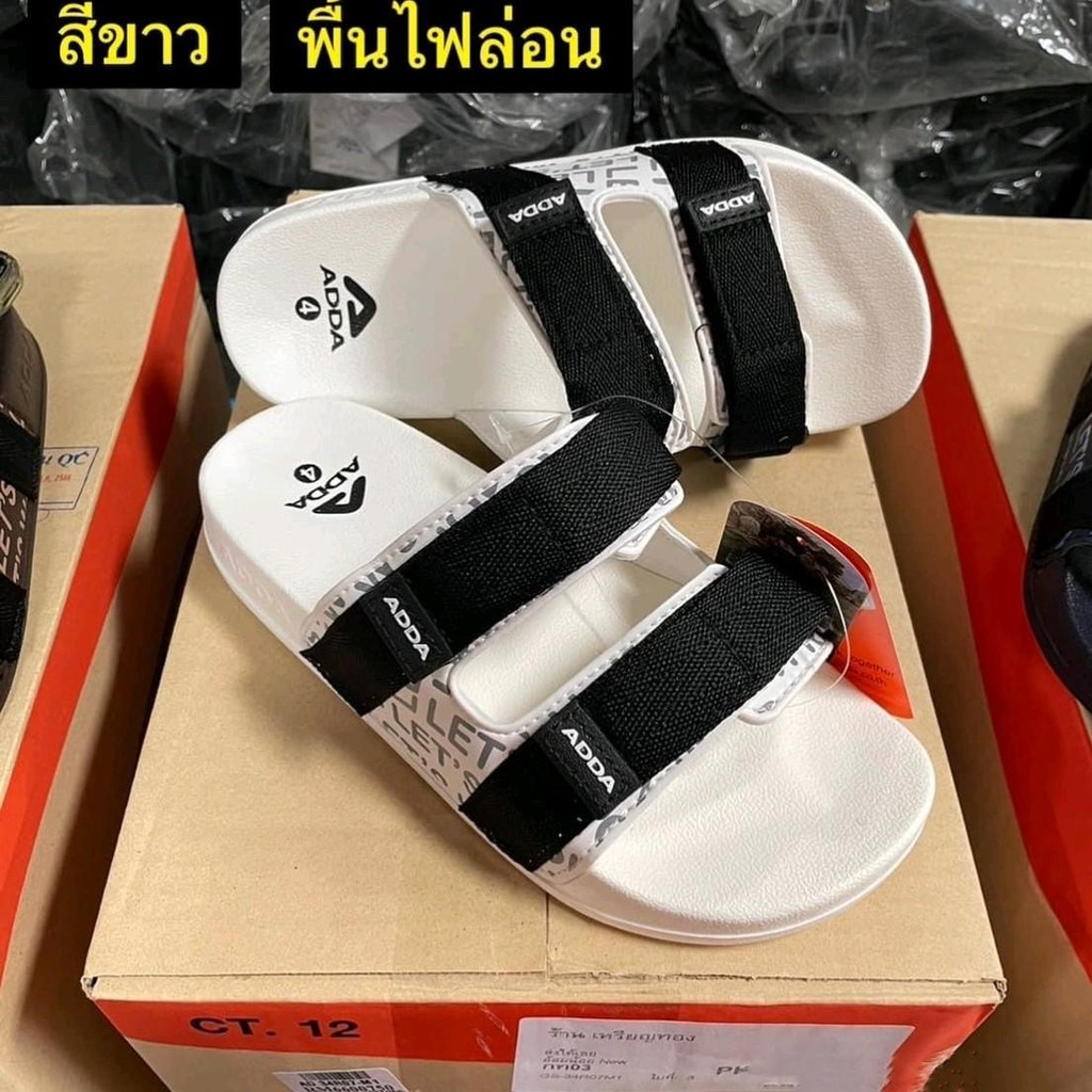 รองเท้าแตะ ADDA รุ่น 34R07M1 Size.4-9 (36-43) ปรับสายได้ พื้นเบา ไม่หนัก.