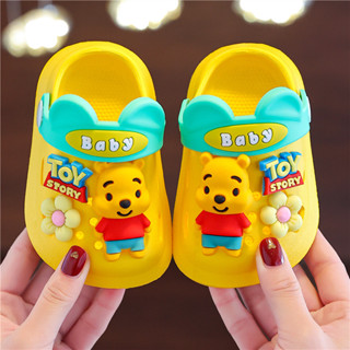 เด็กการ์ตูนรองเท้าหลุมฤดูร้อนในร่มกลางแจ้งเด็กชายตัวเล็ก ๆ อ…