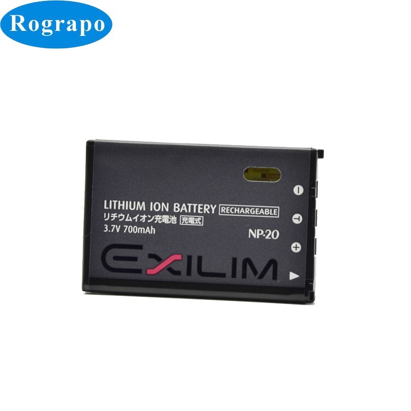 Li-Ion 700MAh ใหม่ NP-20แบตเตอรี่กล้องสำหรับ CASIO Exilim EX-M1 M2 Z3 Z4 S1 S2 S3 S4 S100 Z8 Z40 Z65