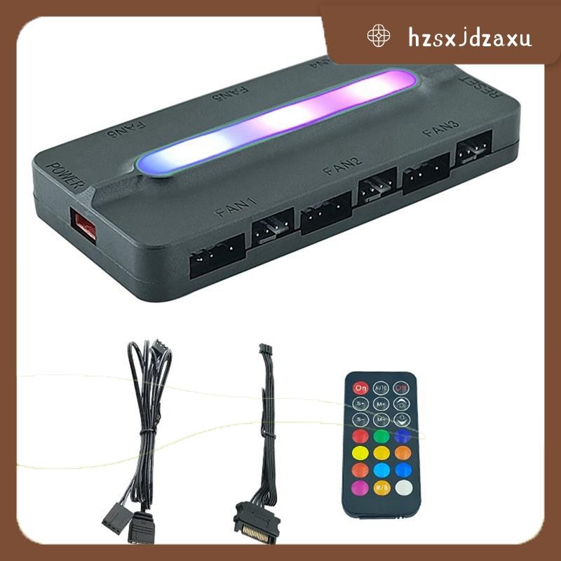 hzsxjdzaxuARGB Controller 5V/3Pin ARGB 4Pin พัดลม PWM Hub PWM ARGB พัดลม Hub ARGB Hub Splitter สําหร