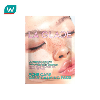 LA GLACE ลา กลาส แอคเน่ แคร์ เดลี่ คลามมิ่ง แพด แทรฟเวิล ไซส…