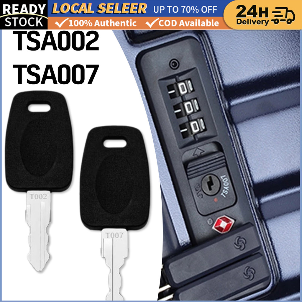 TSA กุญแจล็อคสําหรับ 2 ชิ้น TSA002 007 กระเป๋า 1/2 ชิ้นมัลติฟังก์ชั่กระเป๋าเดินทาง Key Repair master