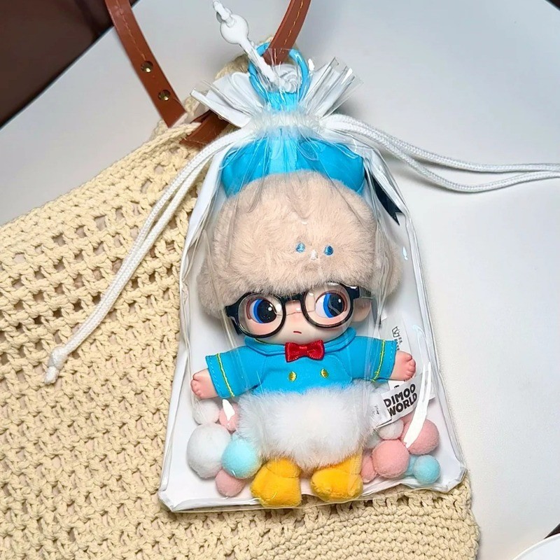 ใหม่ตุ๊กตาสําหรับ DIMOO WORLD/Lab-V1 V2 V3Doll ฝุ่นและโปร่งใสป้องกันกระเป๋าตุ๊กตาอุปกรณ์เสริม