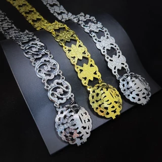 เข็มขัดโบราณ เข็มขัดคาดผ้าถุงคุณยาย สีเงิน สีทอง มี 3 สี ปรับขนาดได้ตามชอบ