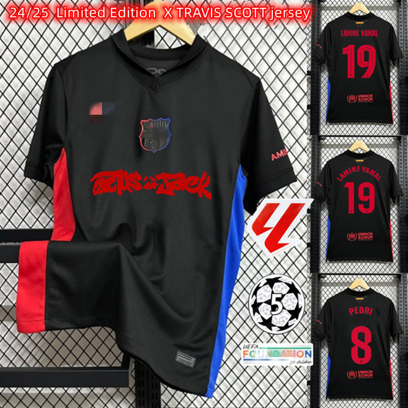 เสื้อ FC Barcelona x Travis Scott รุ่นลิมิเต็ด FC Barcelona 24/25 เสื้อเชิ้ตผู้ชาย