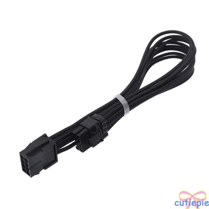 Cutie 18AWG PCIe 8 Pin ถึง 8pin 6+2 สายต่อขยายกราฟิกการ์ด