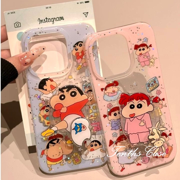 สําหรับ Infinix Smart 9 8 8Plus 8HD 8Pro 7 5 2020 Hot 50i 40Pro 30i 9 10Play Note 40 30Pro Tecno Spark 20C 30 10 Pro Crayon คู่วงเล็บ Bling Clear เคสโทรศัพท์ฝาครอบนุ่ม – โปรปัง