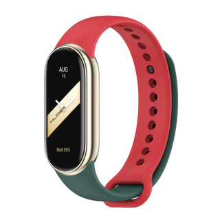 MIJOBS สำหรับ Mi Band 10 9 8 สายรัด TPU ขั้วต่อโลหะ สายนาฬิกาสปอร์ตกันน้ำสำหรับผู้ชายและผู้หญิง