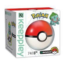 ของเล่นประกอบลูกบอลโปเกมอน B0104 Mini Bulbasaur (74 ส่วน)