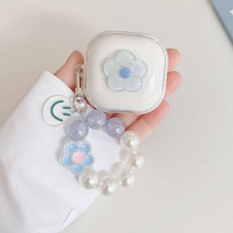 AK01T11B Anker Soundcore R50i NC case / R50i / K20i / P20i / P30i Ins 3D Cute little flower Transpar