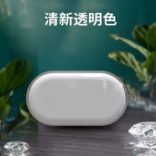 Stock ReadyTransparent Case เข้ากันได้กับ Sony WF-C710N/C700N/C500/C510 หูฟัง TPU ปกอ่อนพร้อมเชือกพิเศษ