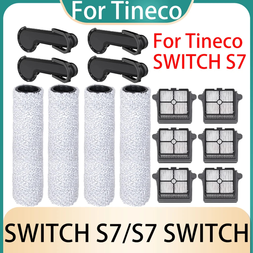 ลูกกลิ้งสําหรับ Tineco Floor One SWITCH S7/S7 SWITCH เครื่องดูดฝุ่นแห้งเปียกอะไหล่แปรงลูกกลิ้งตัวกรอ