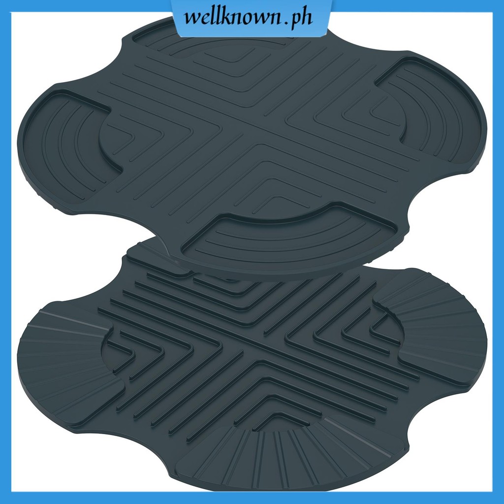 2 ชิ้น Anti Slip Air Fryer Trivet นํากลับมาใช้ใหม่เสื่อทนความร้อนปฏิบัติ Air Fryer Hot Pad สําหรับทํ