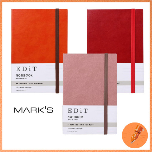 EDiT B6 Narrow Rule Notebook in Various Colors