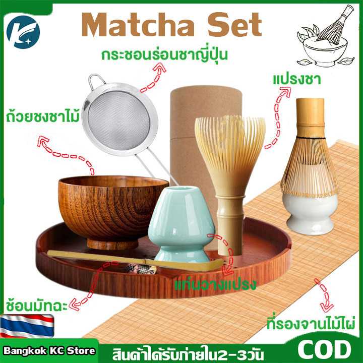 【KC】พร้อมจัดส่ง-แปรงมัทฉะ มีให้เลือกสามสี สินค้านำเข้าคุณภาพดีมาก