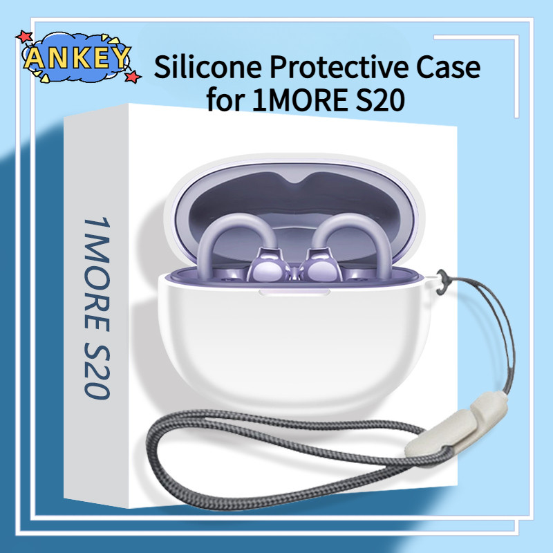 case for 1MORE S20 Protective Nylon Lanyard Soft Cover Headphone Shells Washable Housing Anti Dust S