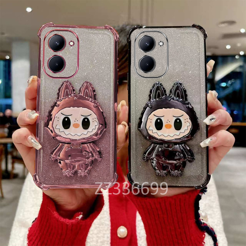 เคส VIVO Y18 Y03 Y03T Y18S Y18E Y28S 5G V2332 Y36T เคสโทรศัพท์สําหรับผู้ถือซิลิโคนสี่มุมป้องกัน labu ใส