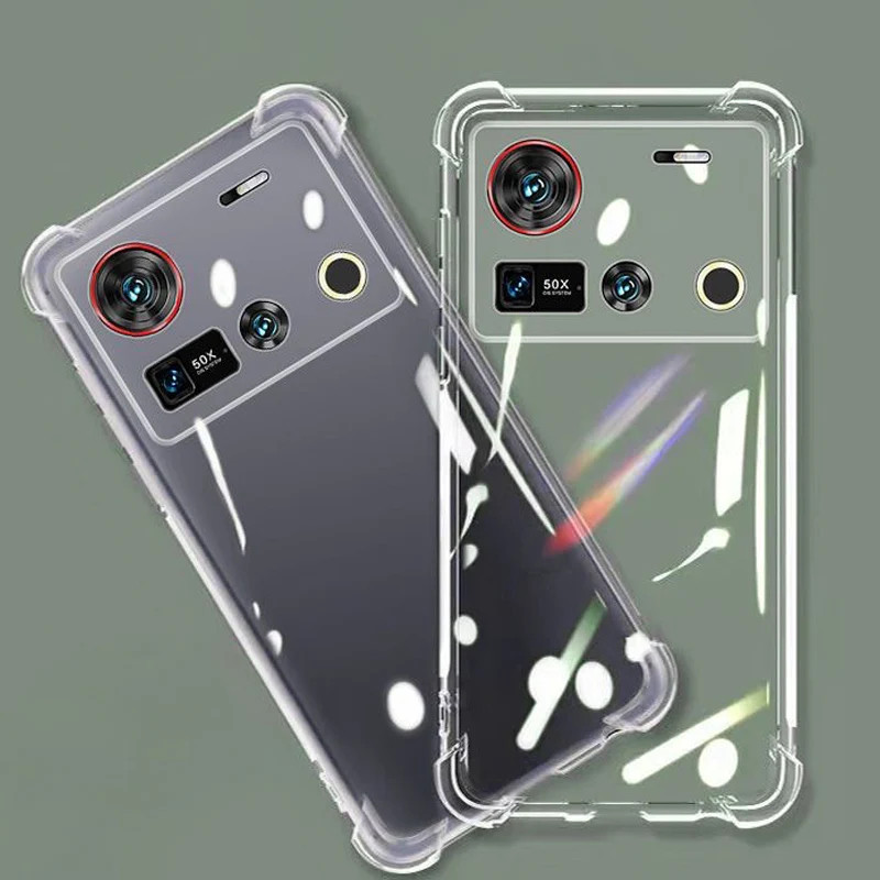 Nubia Z70 Ultra เสริมมุม Soft TPU กันกระแทกถุงลมนิรภัยสําหรับ Nubia Z60 Ultra Z60S Z50S Z50 Pro Clea