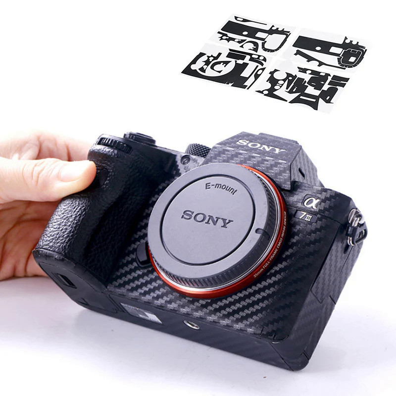 Anti-Scratch Camera Body Carbon Fiber Film Sticker For Sony A7 A7RIII A7C A7II A7S3 A9 A7M3 A7R4 A7I
