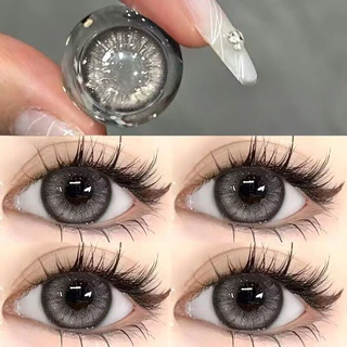 （COD）-100~-800 คอนแทคเลนส์สีคู่ขนาด คอนแทคเลนส์ คอนแทคเลนส์สี คอนเทค mini รายวันYXYJ1102