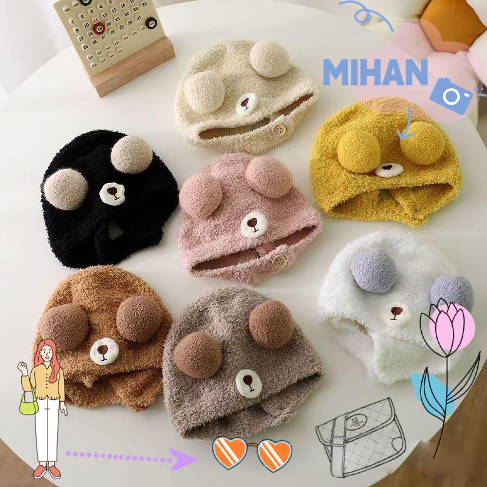เดือน อุ่น,น่ารักหมีหนา ฝากระโปรง หมวก,ตุ๊กตาทารกแรกเกิดถักเสื้อสวมหัวหมวกฤดูใบไม้ร่วงฤดูหนาว