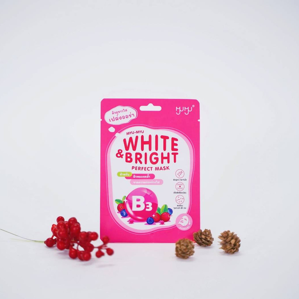 [กล่อง x10] Myu Myu Perfect Mask 25g  มิวมิว เพอร์เฟค มาส์ก 25g - รูปที่ 4