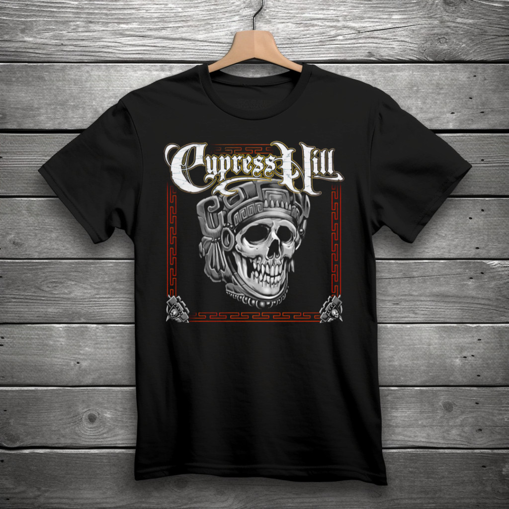 Cypress Hill Los Grandes Exos Rap เสื้อยืดวงฮิปฮอป