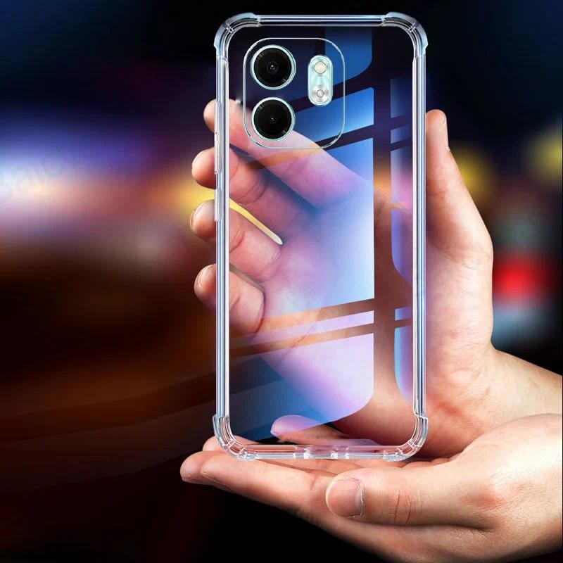 Infinix Smart 9 HDเคสโทรศัพท์โปร่งใสClear Soft TPUปลอกกันกระแทกสําหรับInfinix Smart 9 HD 8 7 6 5 4 4C Pro Plus HDปกหลัง