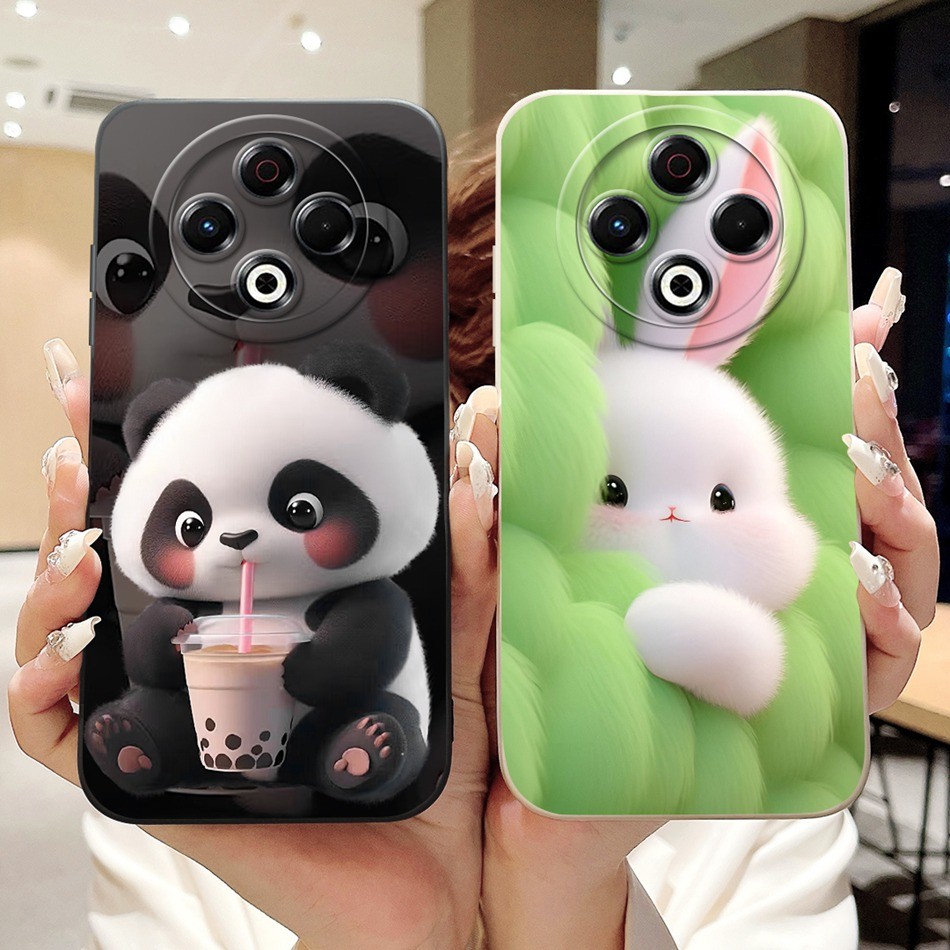 Tecno Spark 30C KI5 KI5n กระต่ายน่ารัก Panda ปลอก Tecno Spark30C 4G เลนส์ป้องกันซิลิโคนอ่อนนุ่มเคสโทรศัพท์