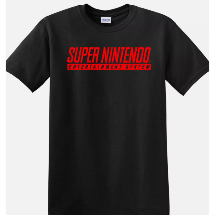 เสื้อยืด Super Nintendo Classic Retro Gaming Snes