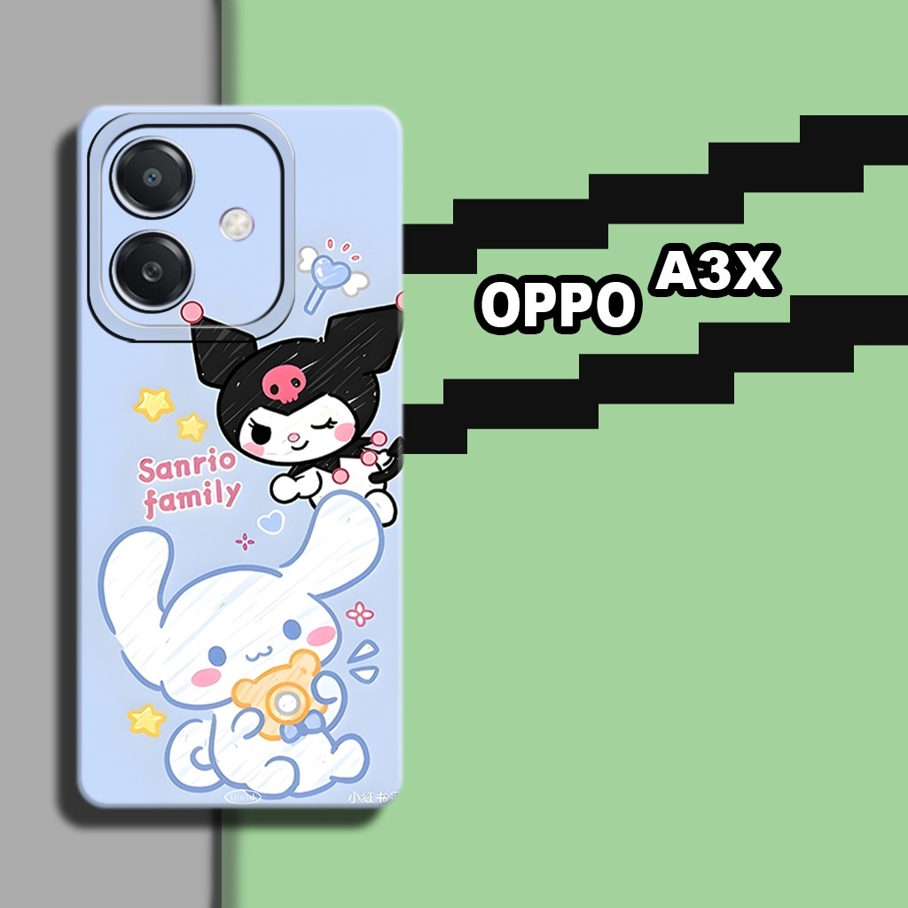 69/Softcase Procamera Hp Oppo A3X ล่าสุด 2024 ตัวป้องกันโทรศัพท์มือถือ - OPPO - วัสดุยาง Softcase