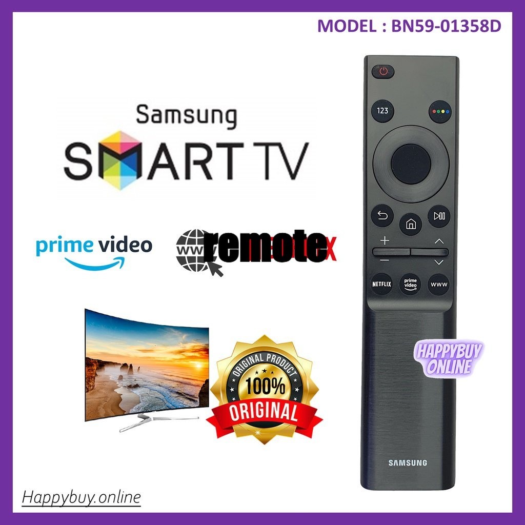 รีโมทคอนโทรลทีวี LED อัจฉริยะ Samsung BN59-0138D Samsung Prime Video Netflix 1 รีโมทคอนโทรลทีวี