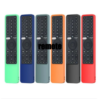 ใหม่ Xiaomi P1 Mi TV P1/P1E/Q1/Q1E BT เสียงส่องสว่างรีโมทคอนโทรลชุด XMRM-19 TV Stick ซิลิโคนรีโมทคอน