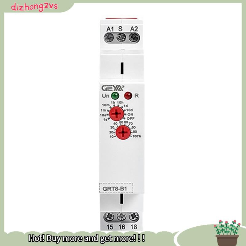 [dizhong2vs] GRT8-B1 รีเลย์ตั้งเวลาออฟดีเลย์ประเภทอิเล็กทรอนิกส์ 16A, GRT8-B1