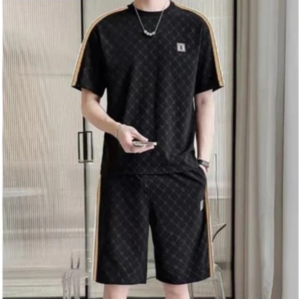 ผู้ชายฤดูร้อนสไตล์ใหม่ระดับไฮเอนด์หลวมทุกการแข่งขันชุดลําลอง