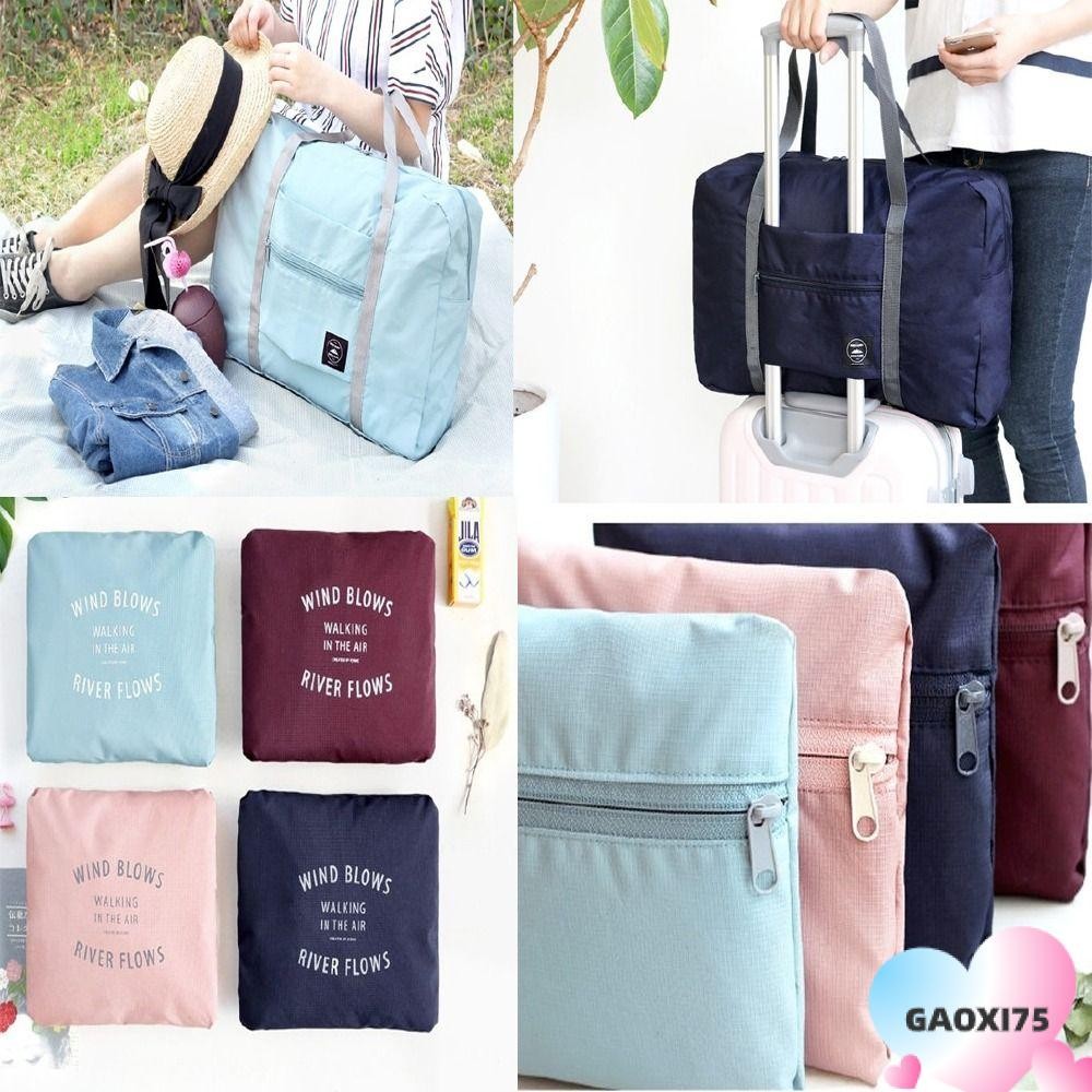 Gaoxi75 กระเป๋าสะพายกระเป๋าเดินทาง Cabin Carry-on Travel Storage เสื้อผ้าพับได้ Organizer
