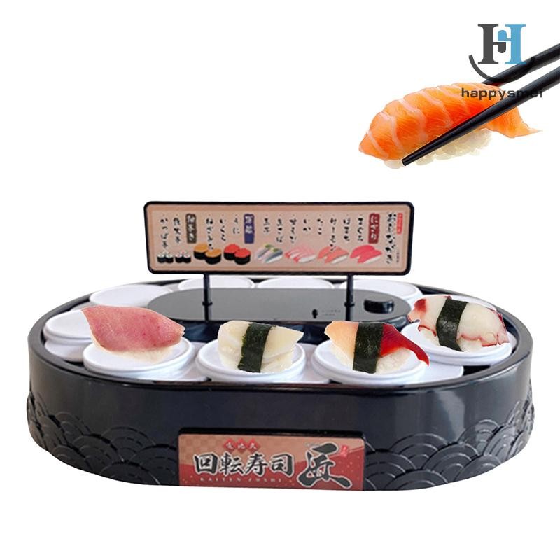 [GA] เครื่องซูชิสายพานลําเลียง 360 องศาอัตโนมัติ Rotag Cupcakes Turntable Stand TH