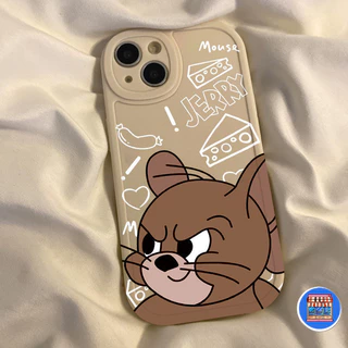 COD-ในไทย เคสสำหรับไอโฟน11 เคสซิลิโคน เคสการ์ตูนน่ารัก ลูกแมวและหนู For IPhone 11 XR 7 8 Plus 15 14 13 12 Pro MAX X XS