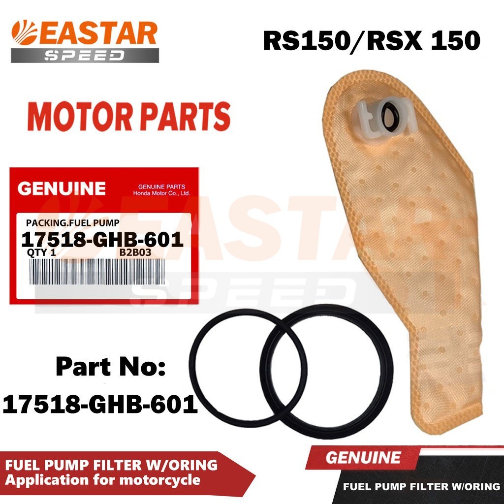 Fuel PUMP FILTER WINNER150 /RS150 /RSX 150 PETRO FILTER ORING ซีลน้ํามัน O-RING (17518-GHB-601)