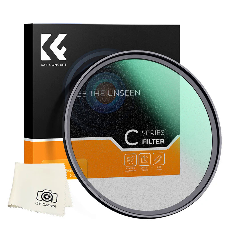 K&F Concept 67mm 1/2 Black Pro Mist Black Diffusion Filter Antireflective Coated 77mm 82mm 49mm 52mm