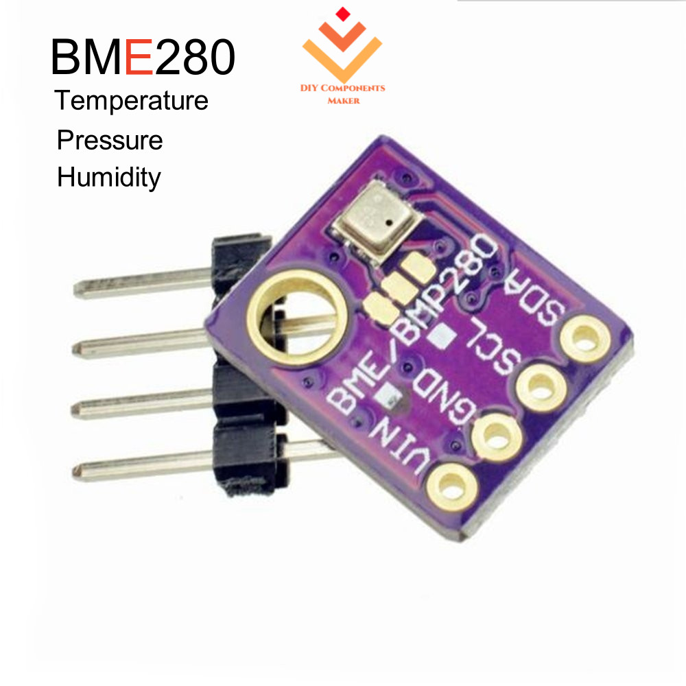 Breakout ความชื้นอุณหภูมิ Barometric ความดัน BME280 1.8-5V DC โมดูลเซ็นเซอร์ดิจิตอล