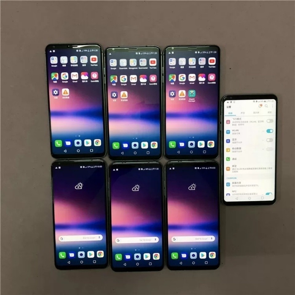 มือสอง LG V40 4G Android 2K หน้าจอโค้ง845เกมมือถือ V30มือถือ V60