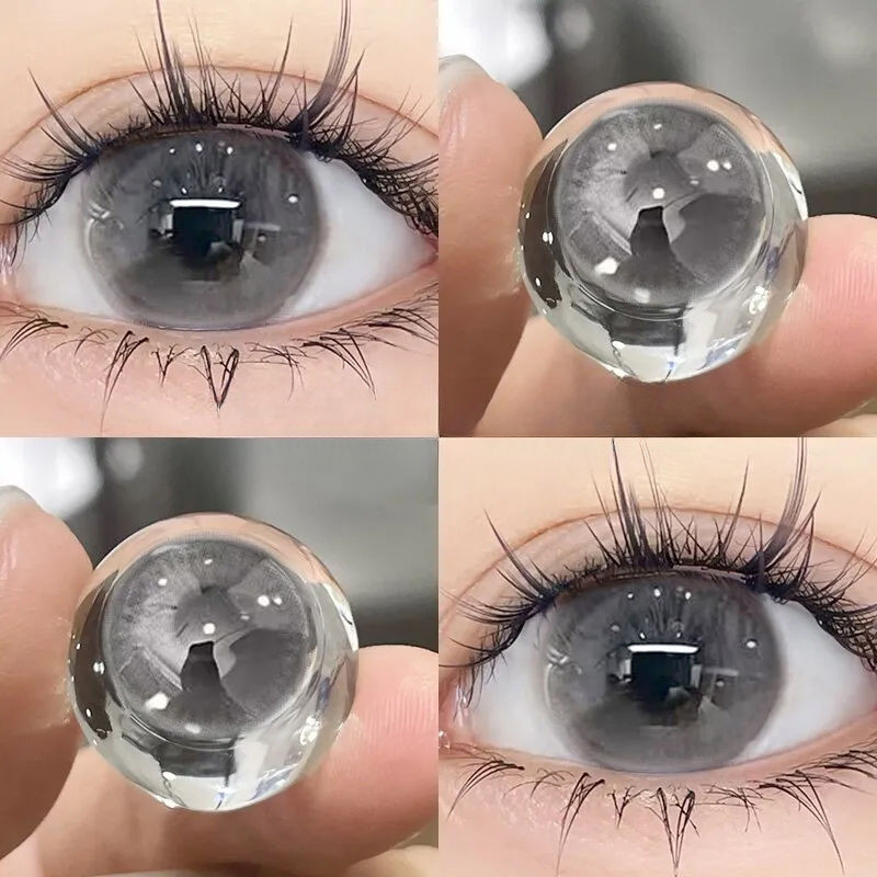 （COD）-100~-600 คอนแทคเลนส์สีคู่ขนาด  คอนแทคเลนส์ คอนแทคเลนส์สี คอนเทค เลนส์ คอนแทคเลนส์ mini คอนแทคเ